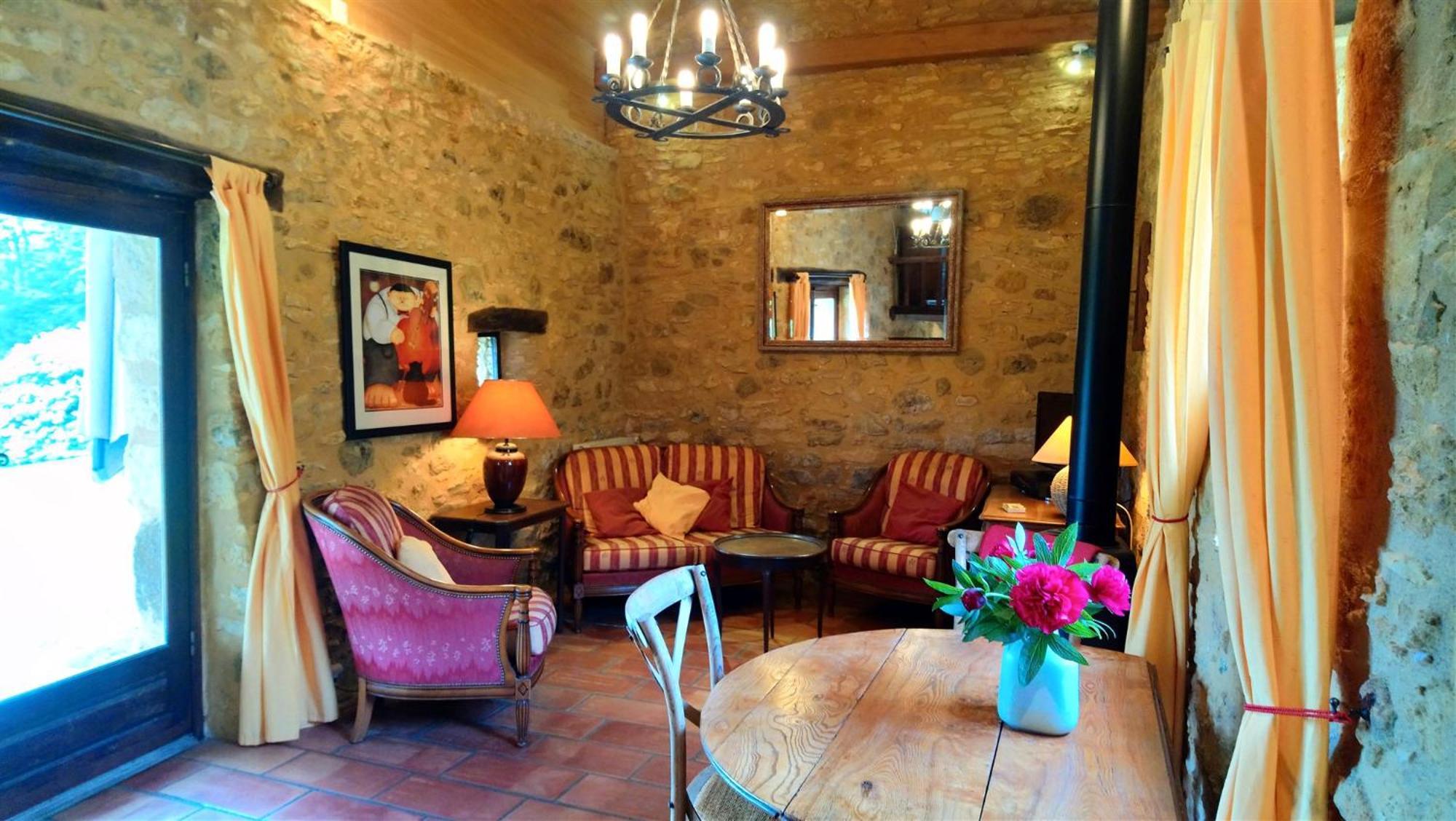 Domaine De Cournet Haut, A 17Th Century Property Set On A Calm, Idyllic Domain With Pool, Tennis, Bikes And More Les Vauries الغرفة الصورة