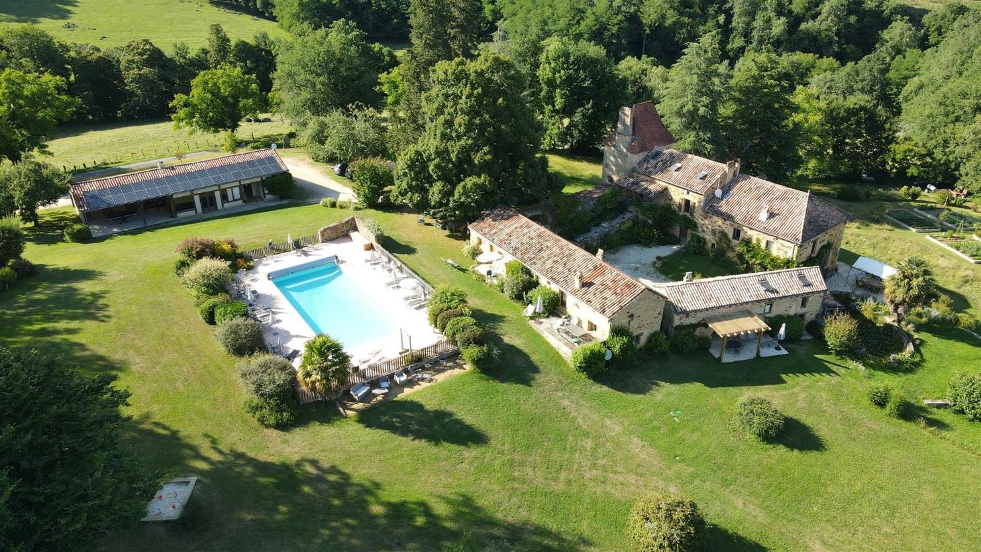 Domaine De Cournet Haut, A 17Th Century Property Set On A Calm, Idyllic Domain With Pool, Tennis, Bikes And More Les Vauries المظهر الخارجي الصورة