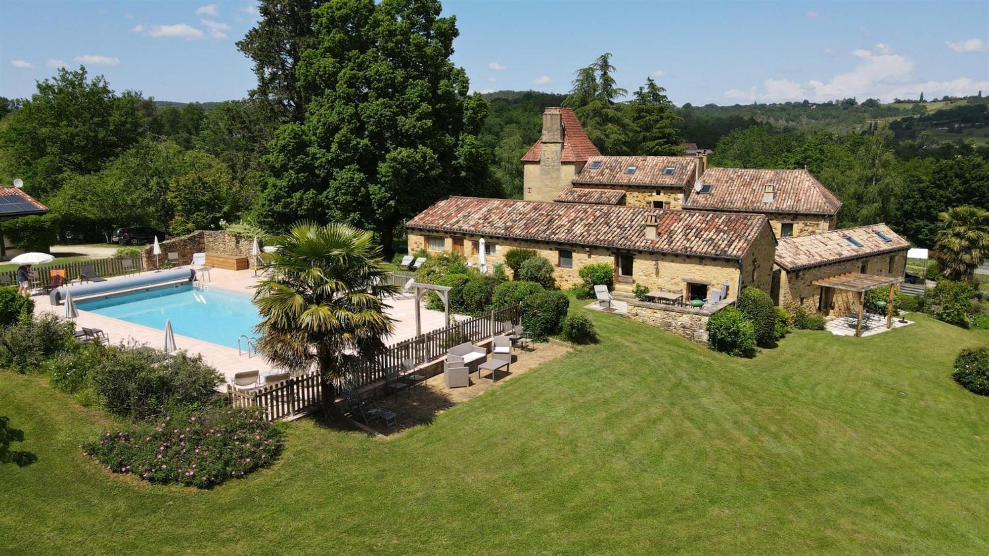 Domaine De Cournet Haut, A 17Th Century Property Set On A Calm, Idyllic Domain With Pool, Tennis, Bikes And More Les Vauries المظهر الخارجي الصورة